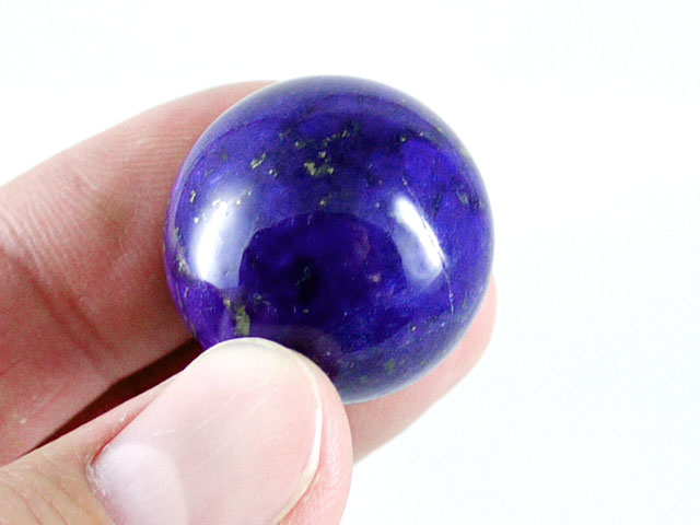 ラピスラズリの丸玉　25ミリ　【md-089-lapis】