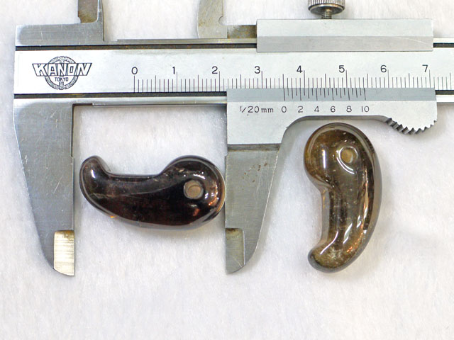 スモーキークオーツ（茶水晶）勾玉　35ミリ 【mt0061 】【定型外可】