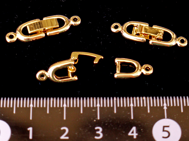 中折れ金具 ゴールド　5個セット