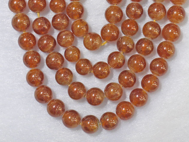 オレンジガーネット　8ミリ 【bz-orangegarnet-8】【定型外可】