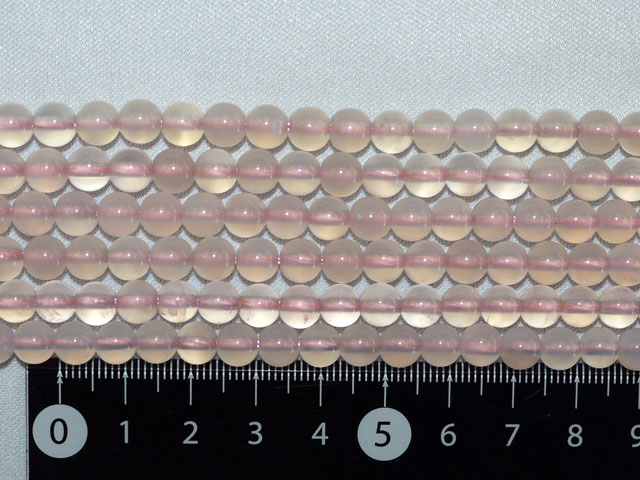 ピンクカルセドニー　6ミリ