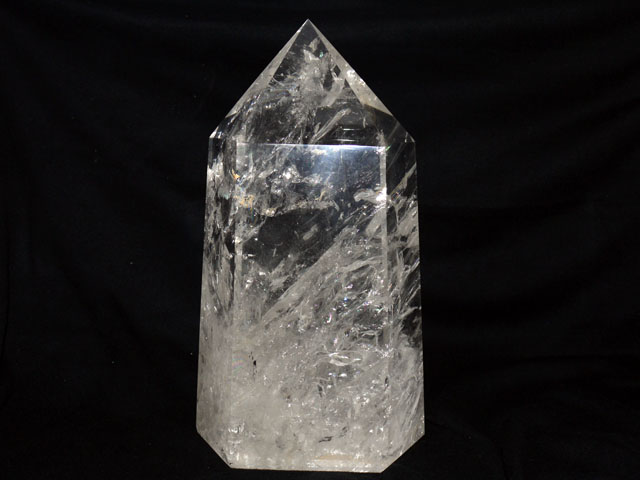 【半額ＳＡＬＥ】水晶ポイント　19.22ｋｇ　サイズ（約）：縦40×横23×奥行15ｃｍ