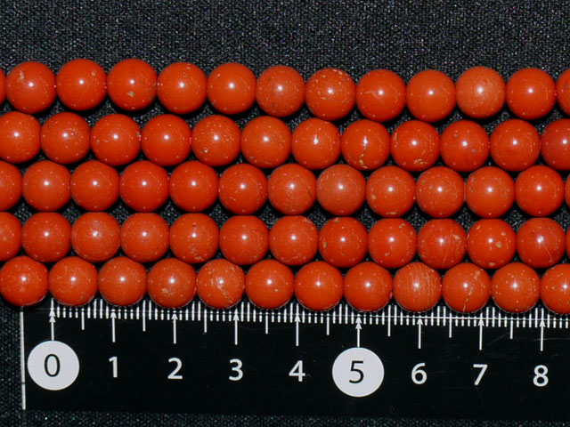 レッドジャスパー　8ミリ