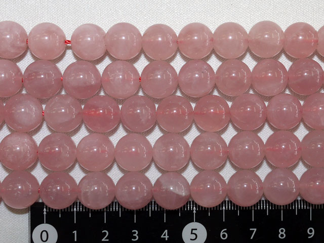 ローズクオーツ（紅水晶）　12ミリ