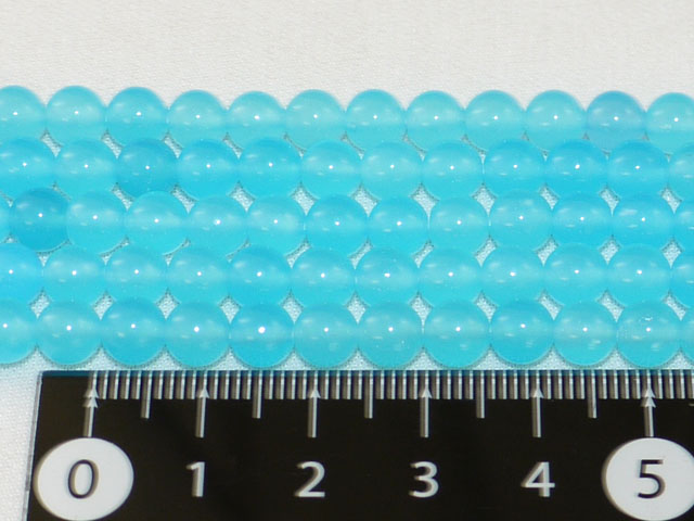 シーブルーカルセドニー　数量限定B級　6ミリ