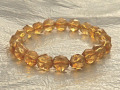 シトリン（天然） スターカット ブレスレット 10ミリ