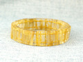 ゴールドルチル バングルブレスレット 【br-0199-goldrutilebangle】