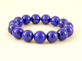 ラピスラズリ ブレスレット 14ミリ　【br-0222-lapis14mm】