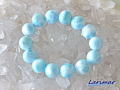 ラリマー ブレスレット 17ミリ　【br-0258-larimar17mm】