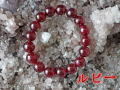 ルビー　ブレスレット　12ミリ　【br-0293-ruby-12】