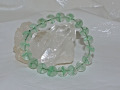 グリーンファントム水晶 10ミリ玉ブレスレット 内径17ｃｍ