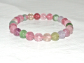マルチカラートルマリンブレスレット　7ミリ