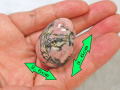 ロードナイトのたまご型　【egg-012rhodonite】【定型外可】