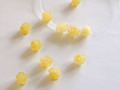 花の彫刻ビーズ　アラゴナイト　10ミリ　【bz-carving-flower-aragonite10】【定型外可】