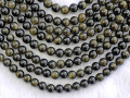 ゴールデンオブシディアン　8ミリ　【bz-goldenobsidian-8】【定型外可】
