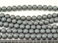 ヘマタイト艶消し　8ミリ　【bz-hematite-tsyyakesi-8】
