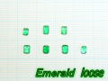 エメラルド　ルース　7個 1.494ｃｔ　【loose-003-emerald】【定型外郵便可】