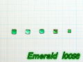 エメラルド　ルース　5個 0.884ｃｔ　【loose-004-emerald】【定型外郵便可】
