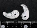 ハウライト勾玉　35ミリ 【mt0024】【定型外可】