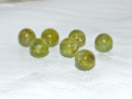 ペリドット　貫通穴10ミリ　粒売り