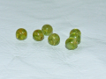 ペリドット　貫通穴6ミリ　粒売り
