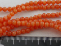 シンタティックキャッツアイ（オレンジ）　4ミリ