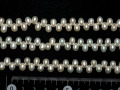 淡水パール(白）　8ミリ×5ミリ　端貫通