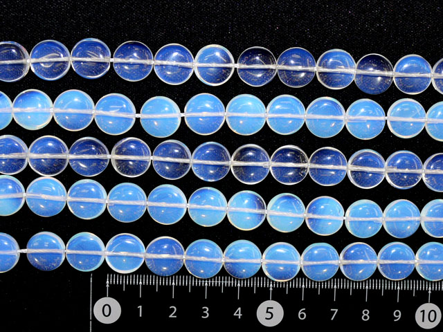 シンタティックオパール　ボタン型　12ミリ×5ミリ