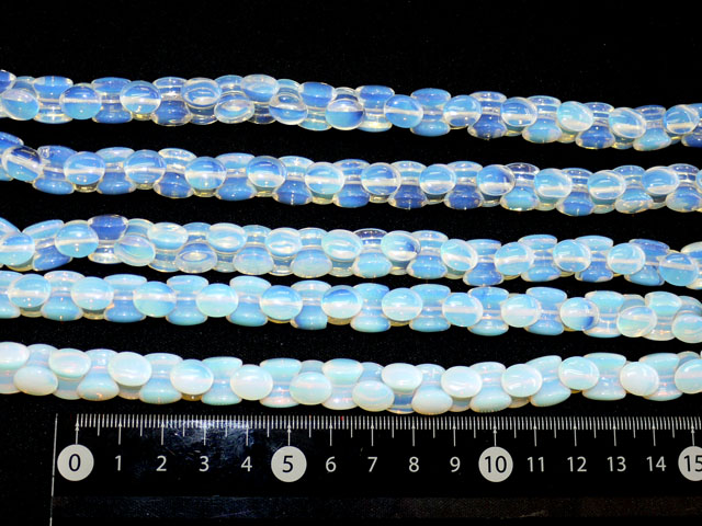 シンタティックオパール　ハート型クロス　11ミリ