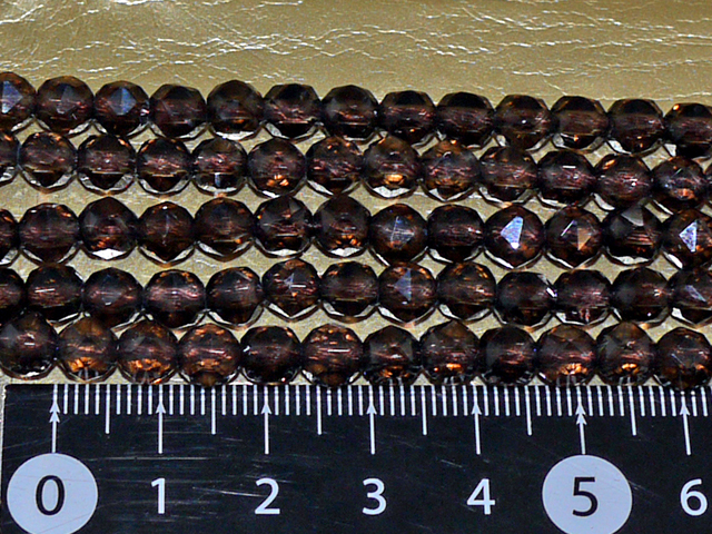 スモーキークオーツ（茶水晶）スターカット　6ミリ