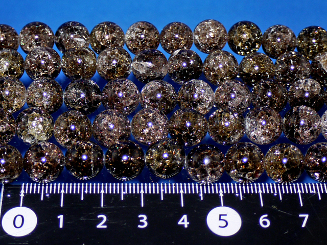 スモーキークオーツ（茶水晶）  10ミリ 爆裂