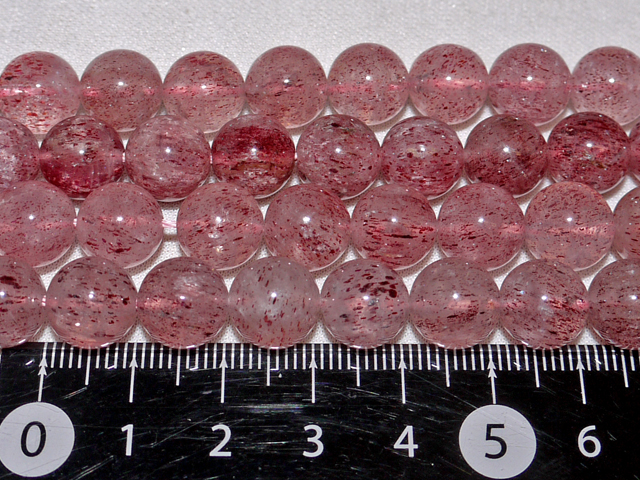 ストロベリークオーツ　10ミリ