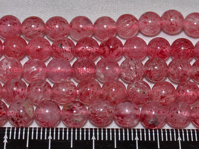 ストロベリークオーツ　6ミリ