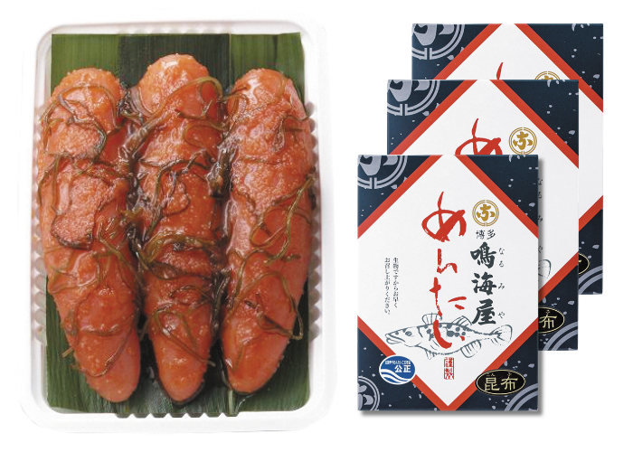 昆布めんたい３セット