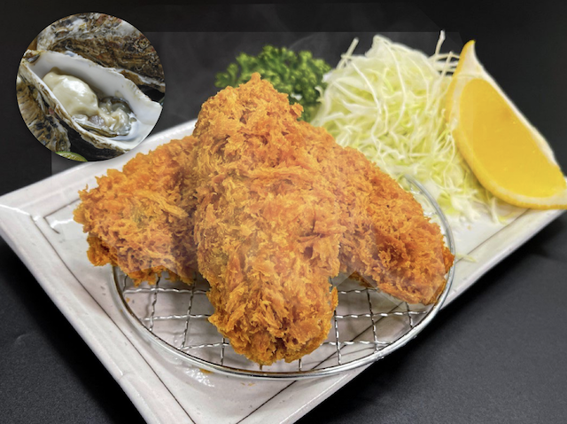 広島県産の大粒カキフライ