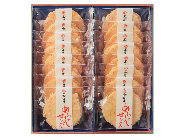 めんたいせんべい１６枚入り