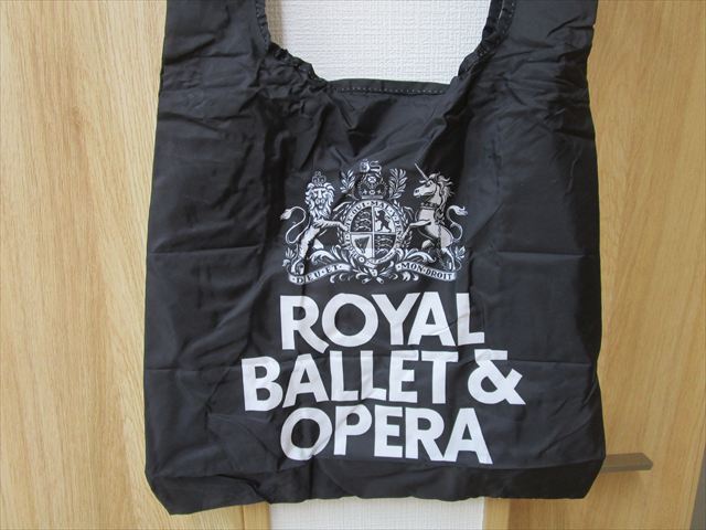 英国ロイヤル・バレエ&オペラ   トートバッグ(Royal Ballet & Opera Tote) ロイヤルバレエ&オペラ（ロンドン）（両面同一柄）　LA33