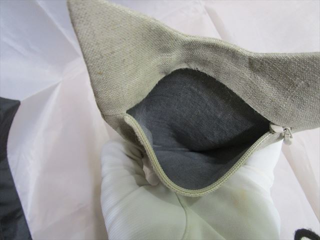 コーラル＆タスク(Coral&Tusk)三毛猫ポーチ(Calico Cat Pouch)（リネン