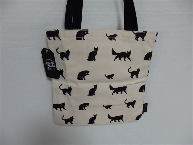 NY.購入　猫　トートバッグ　エコバッグ ストランドブックストア　ショッピング STRAND トートバッグ （マチなし Cat Corner） | 猫本専門書店