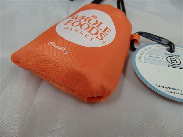 ホールフーズ エコバッグ (オレンジ)Whole Foods Market ホールフーズ エコバッグ (オレンジ)Whole Foods Market