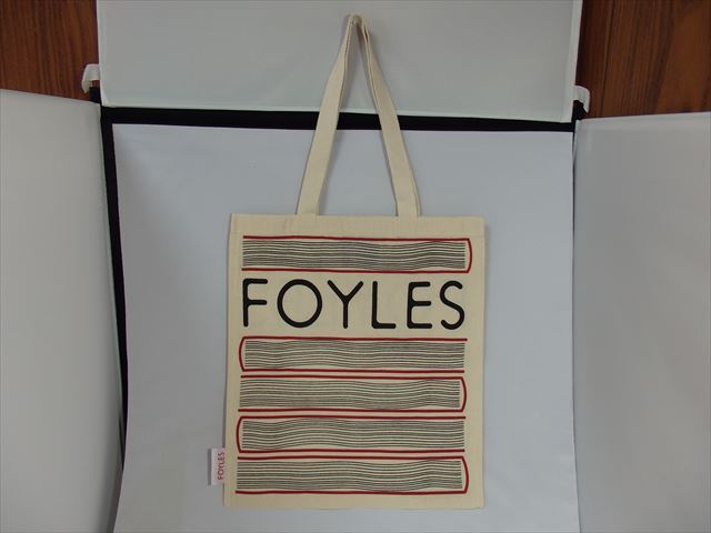 本好きでおしゃれな貴方に●イギリス発●FOYLES●トートバッグ 本好きでおしゃれな貴方に○イギリス発○FOYLES○トートバッグ