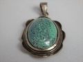 WILDER WEST　ターコイズペンダントトップ丸　SA5
