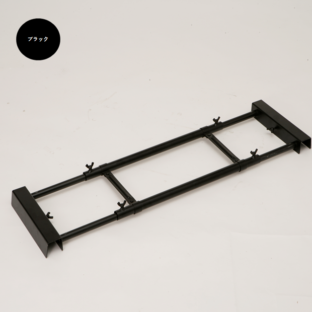 A型看板用タンクトレイ（1個置きタイプ）ブラック/オプション/屋外/転倒防止対策