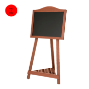 SGC-456 グラインC木製マーカーボード450X600　光沢板面（つや有り）/メニュースタンド【大型配送】