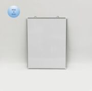 WB-S ホワイトボード450X600mm　アルミフレーム 無地 /マーカー付