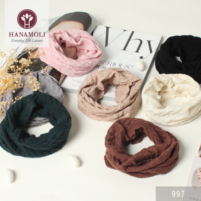 【カシミヤタッチの柔らかいウールを使用】シルクウールネックカバー【豊富な7カラー30%OFF】寒さに負けない上質なぬくもり