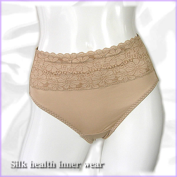 シルクエレガントレース付き・ショーツ　Pm【ＬＬサイズ】