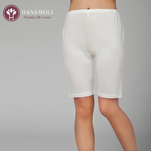 シルク5分丈パンツ 【115】3色【シルクインナー定番】年中快適で人気です
