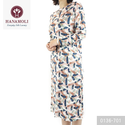 長袖ワンピースネグリジェ 701ピンク【38％ＯＦＦ】【リラックスタイムのアイテムに】【限定商品】