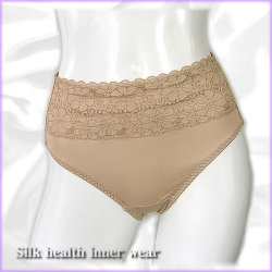 シルクエレガントレース付き・ショーツ　Pm【ＬＬサイズ】